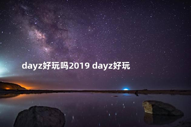 dayz好玩吗2019 dayz好玩吗